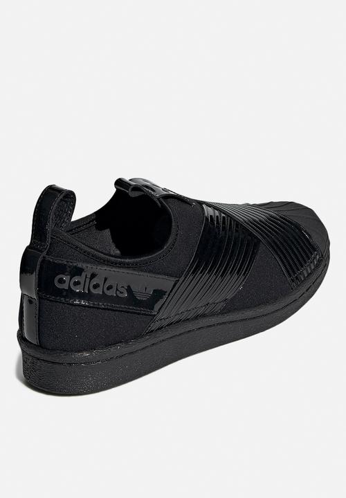 adidas Originals - Superstar Slip On W - black/collegiate purple