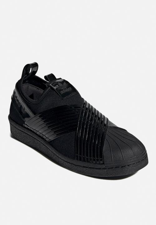 adidas Originals - Superstar Slip On W - black/collegiate purple