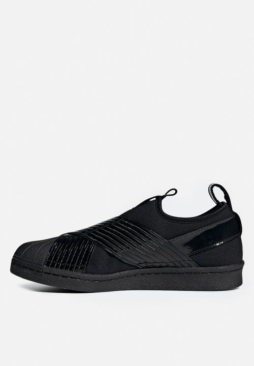 adidas Originals - Superstar Slip On W - black/collegiate purple