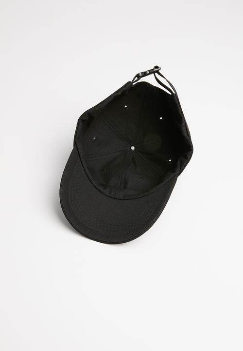 Superbalist - Cam slogan peak cap - black