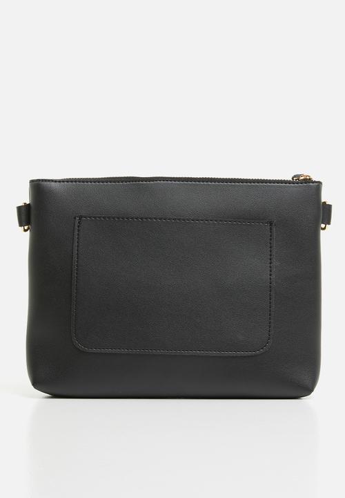 STYLE REPUBLIC - Leather-look slingbag - black