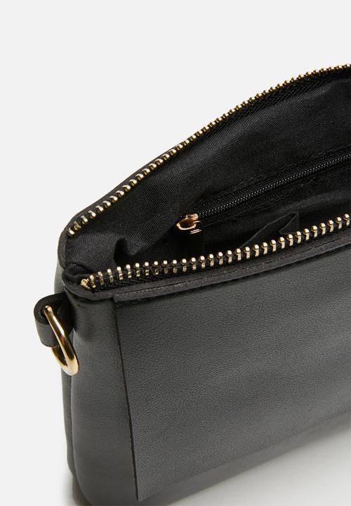 STYLE REPUBLIC - Leather-look slingbag - black