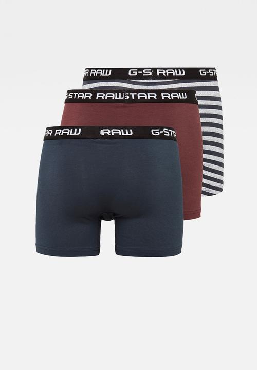 G-STAR - Classic stripe combo 3 pack trunks - multi