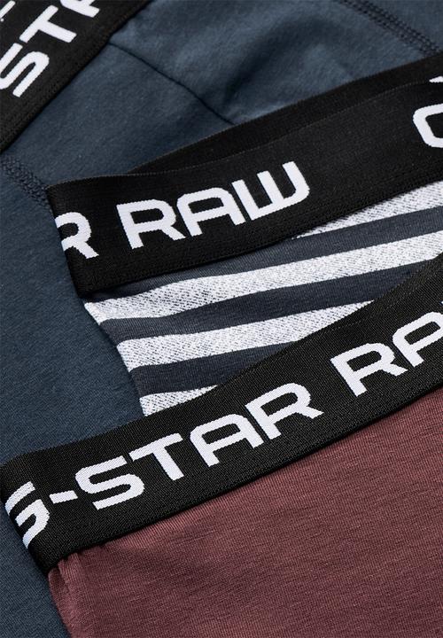 G-STAR - Classic stripe combo 3 pack trunks - multi