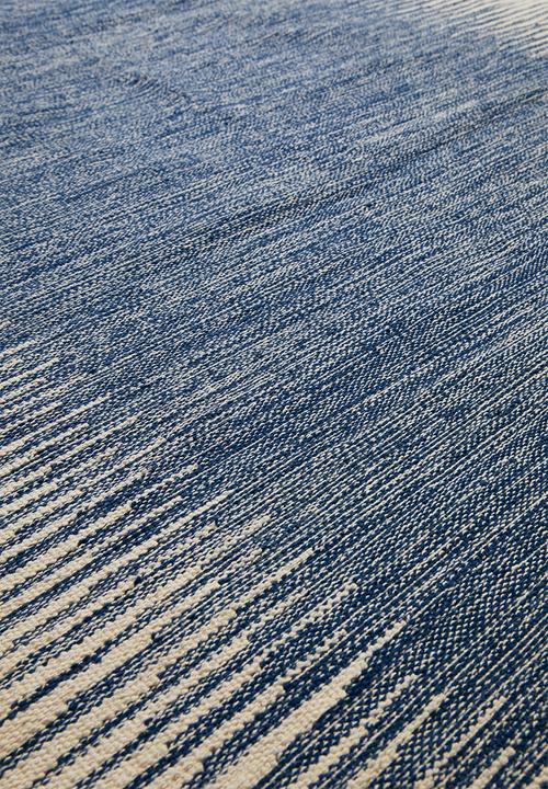 Sixth Floor - Chaya woven rug - blue
