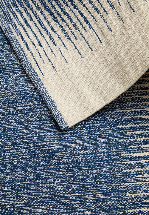 Sixth Floor - Chaya woven rug - blue