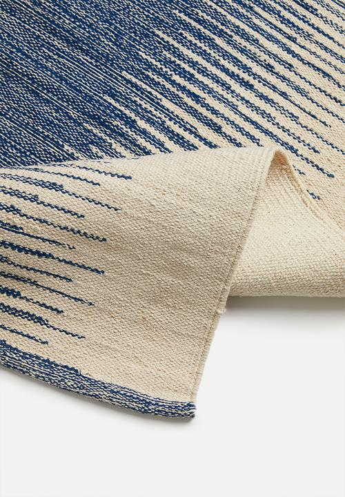 Sixth Floor - Chaya woven rug - blue