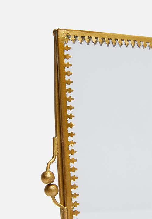 Sixth Floor - Nora photo frame - gold
