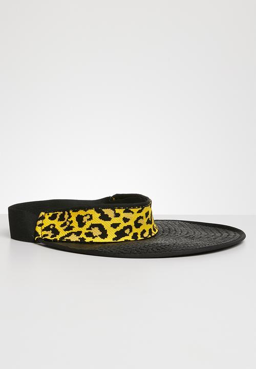 Superbalist - Visor hat - black & yellow