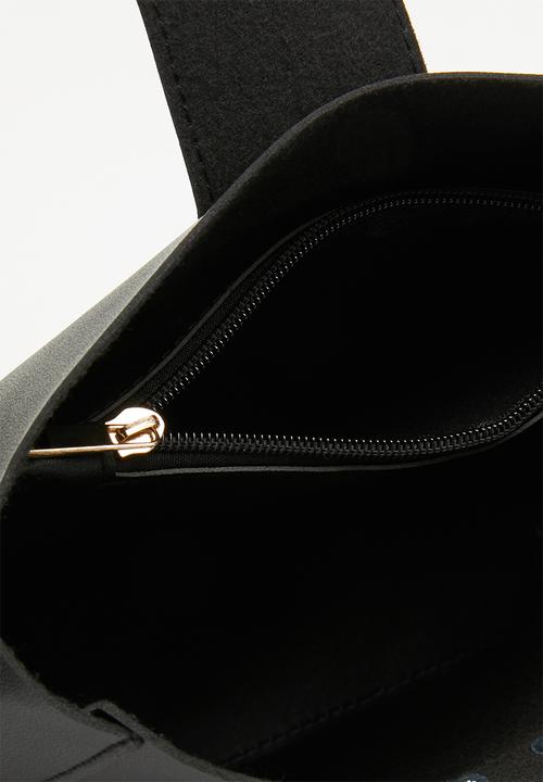 Superbalist - Lesha crossbody bag with clutch - black