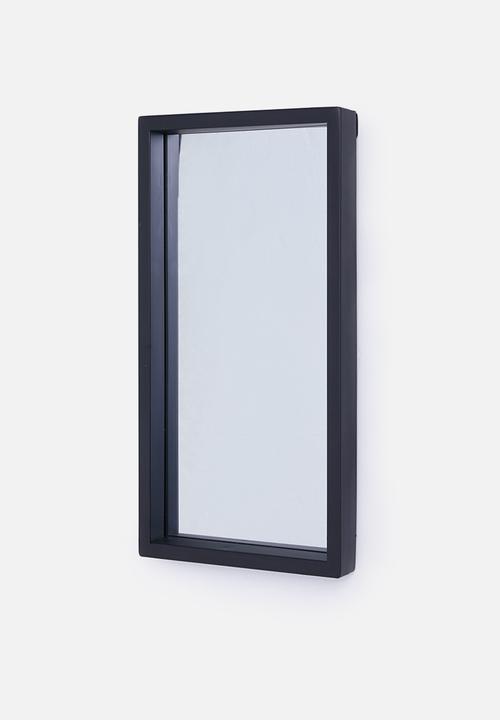 Sixth Floor - Metro rectangular mirror - black