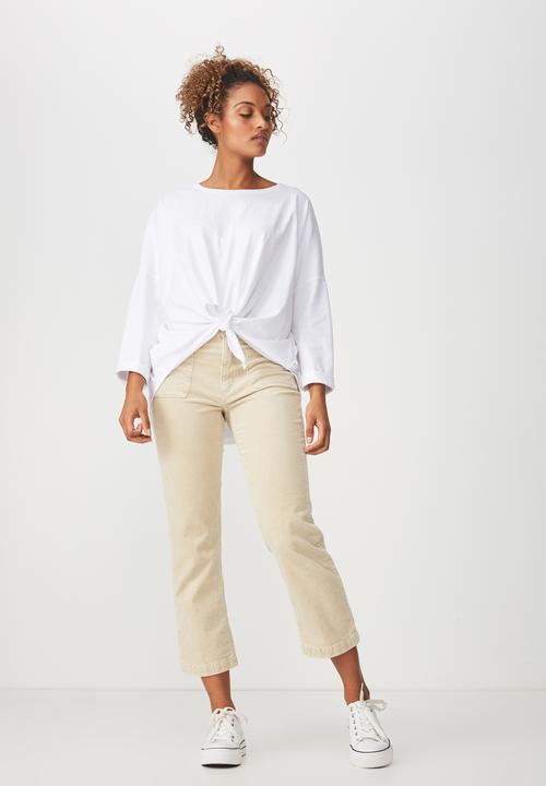 Cotton On - Shelly oversized top - white