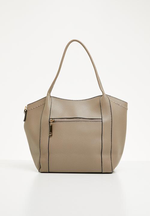 STYLE REPUBLIC - Diamante tote bag - taupe