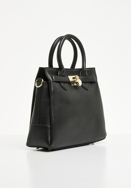 STYLE REPUBLIC - Leather tote bag - black