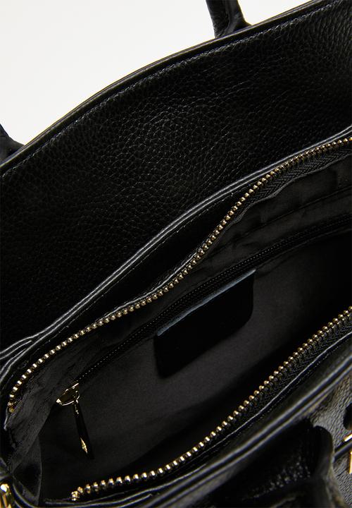 STYLE REPUBLIC - Leather tote bag - black