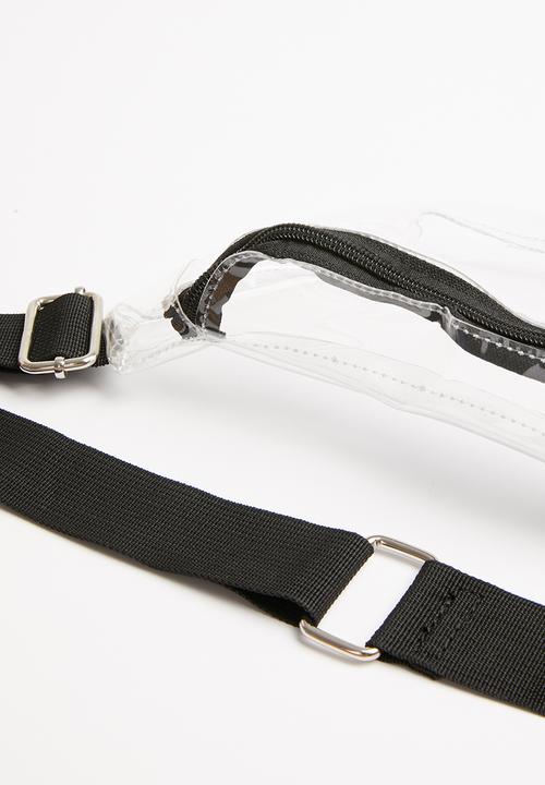 Superbalist - Halle clear waist bag - clear & black