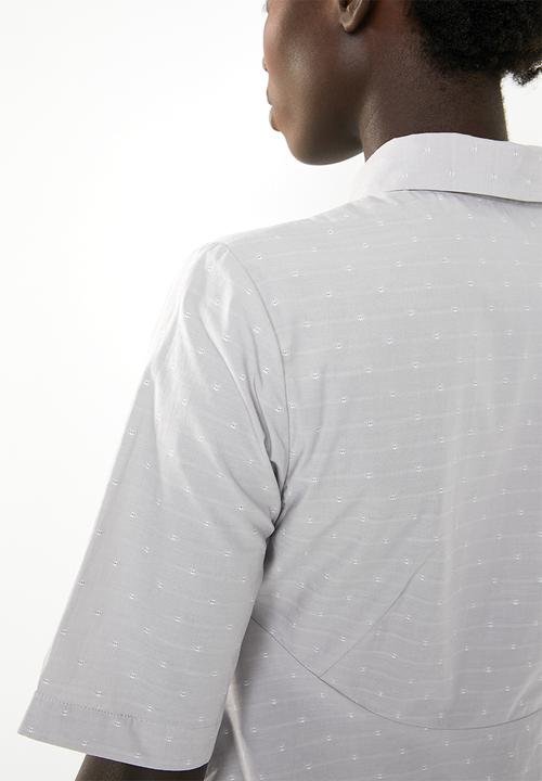 AMANDA LAIRD CHERRY - Zandile curved seam tunic - grey