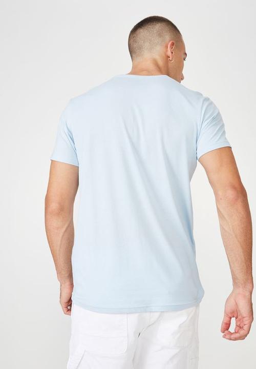 Cotton On - Essential henley - blue