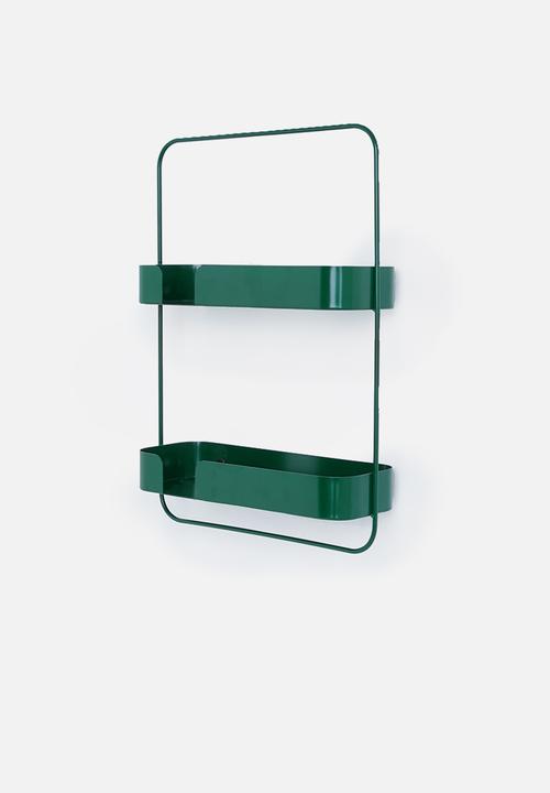 Smart Shelf - Orbit double shelf - emerald green