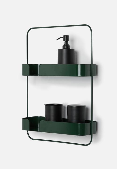 Smart Shelf - Orbit double shelf - emerald green