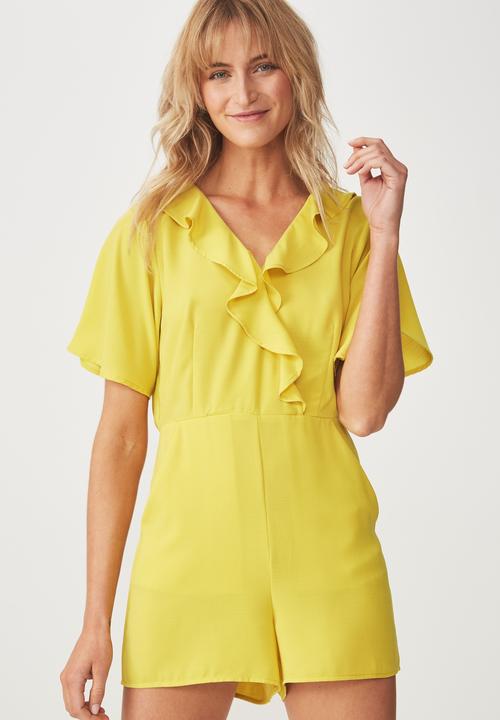 cotton on yellow jumpsuit