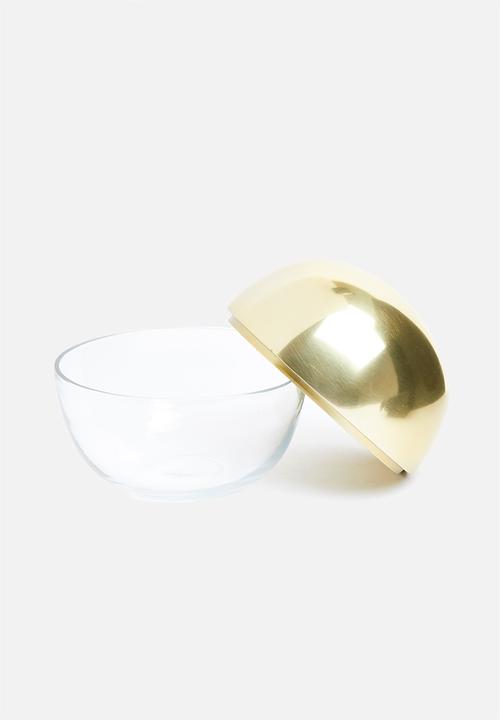 Sixth Floor - Orbit storage ball - gold