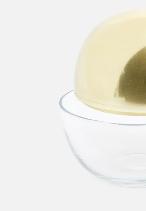 Sixth Floor - Orbit storage ball - gold