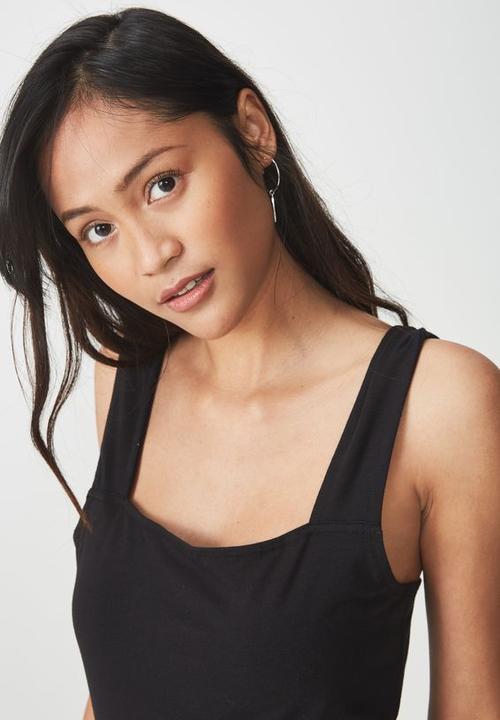 Cotton On - Peyton mini dress - black