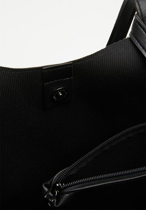 Superbalist - Maggie faux leather shopper bag - black