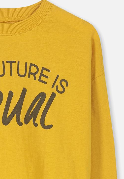 Cotton On - Tom loose fit tee - yellow