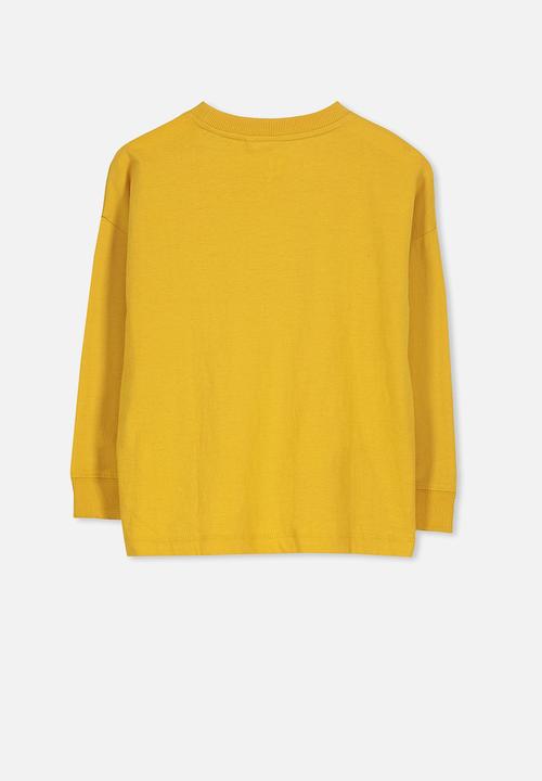 Cotton On - Tom loose fit tee - yellow