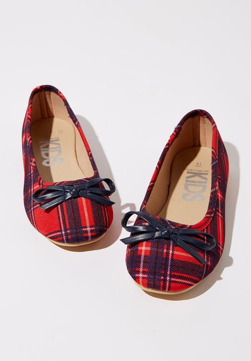 Cotton On - Ballet flats - red & navy 