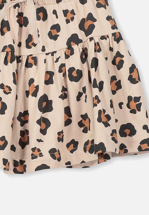 Cotton On - Cilla skirt - brown & black