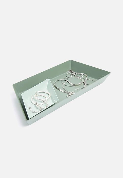 Sixth Floor - Carlton tray set - green