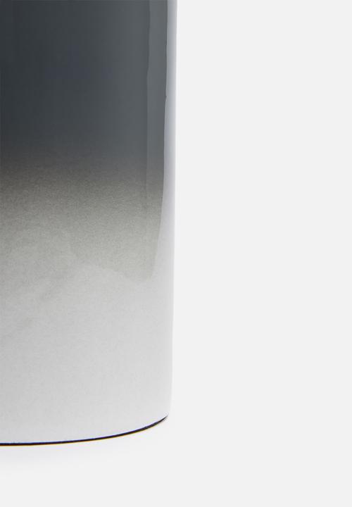 Sixth Floor - Scarlette vase - charcoal ombre