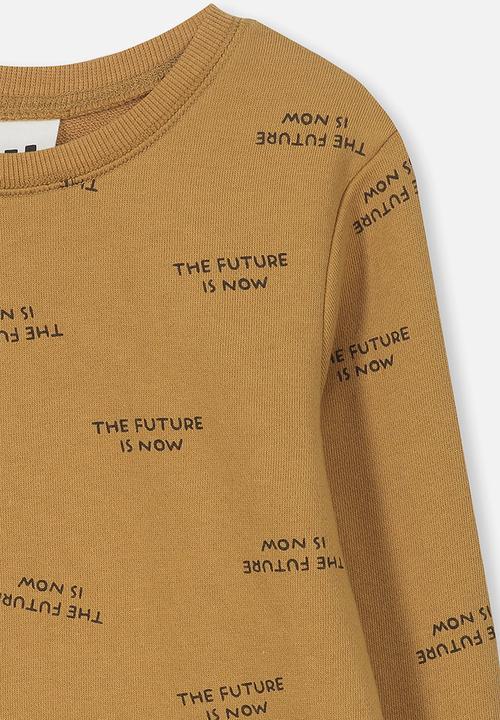 Cotton On - Lachy crew jumper - tan 