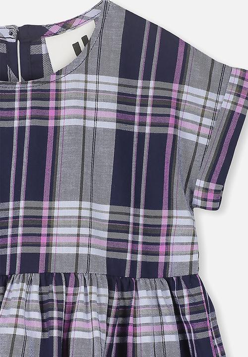 Cotton On - Malia short sleeve dress - navy
