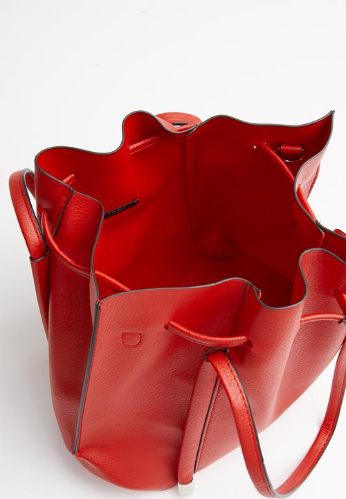 New Look - Simone slouch bucket - red