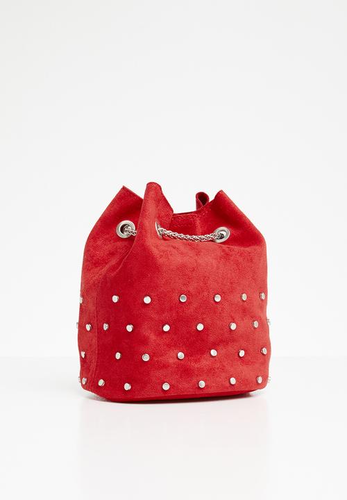 New Look - Tami stud duffle mini - red