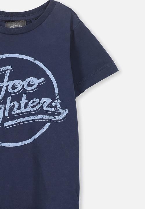 Cotton On - Short sleeve licence tee - navy
