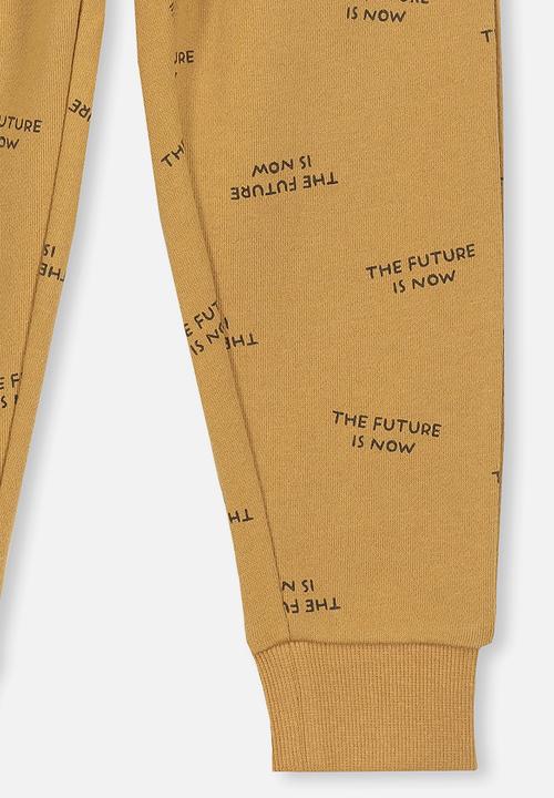 Cotton On - Lewis trackpant - tan 
