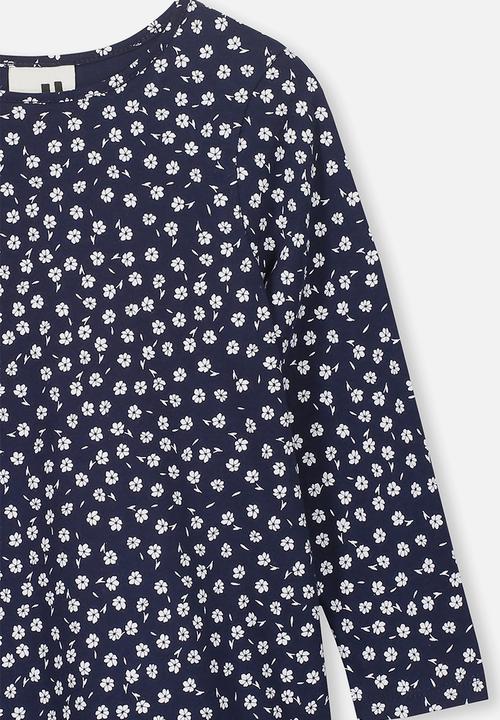 Cotton On - Joss long sleeve dress - navy
