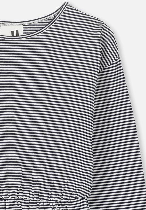 Cotton On - Mara long sleeve dress - navy