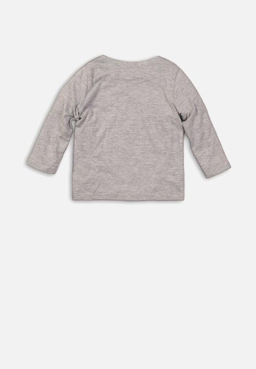MINOTI - Biker pitbull graphic tee - grey