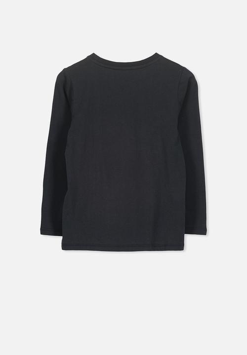 Cotton On - Penelope long sleeve tee - black