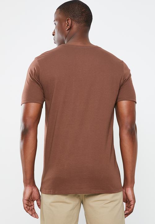 Hurley - Oao solid tee - brown