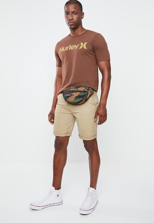 Hurley - Oao solid tee - brown