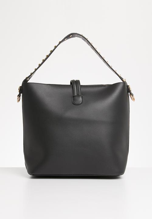 STYLE REPUBLIC - Studded shoulder bag - black