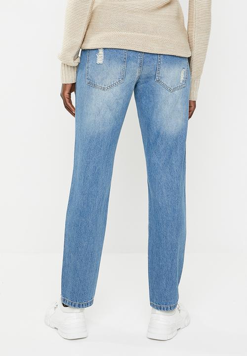 Jacqueline de Yong - Jazz boyfriend jeans - blue