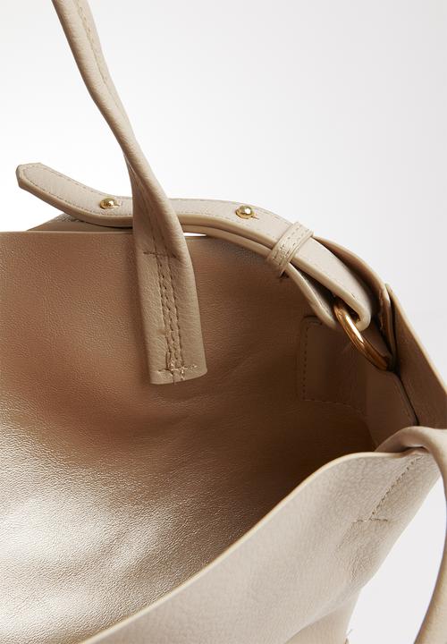 STYLE REPUBLIC - Croc detail shopper bag - beige